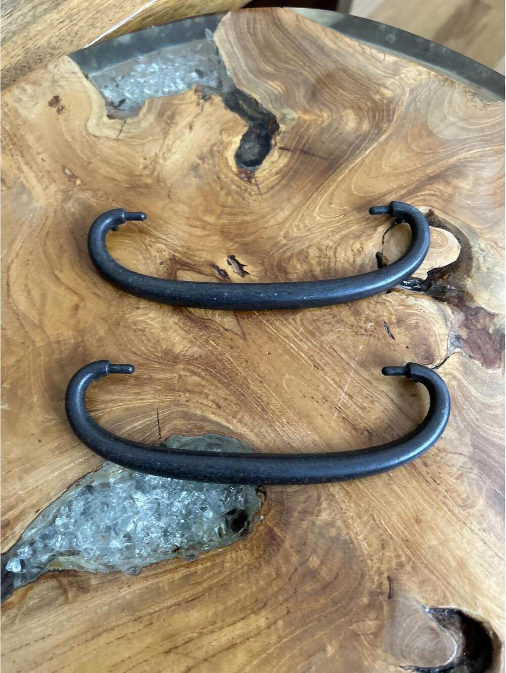 Set of 2 Black Cabinet Pull Handles